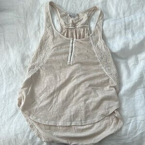 American Eagle Detailed Tan Top